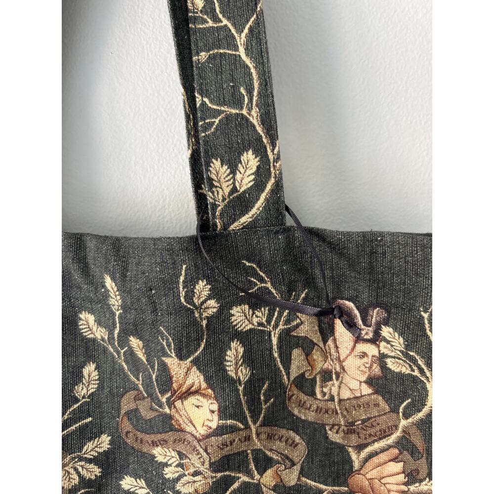 MinaLima Black Family Tree Dark Green Tapestry Tote Bag Deluxe Version - Picture 4 of 7